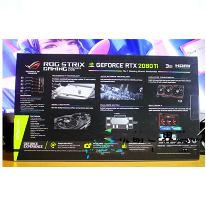 original new sealed sapphire graphics card ROG STRIX RTX2080Ti-O11G-GAMING OC 11G A11G on stock