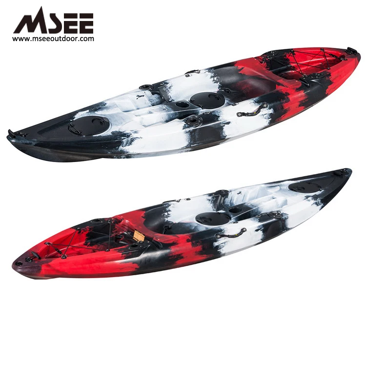 3 Seat C1 Canoe Boat For Sale Fish Canoe Kayak Pedal Fishing kayak rudder system rod holder