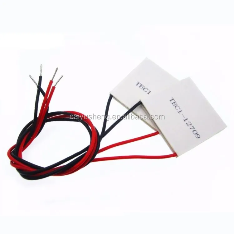 
 12V высокой мощности Термоэлектрический охладитель Пельтье Модуль TEC1-12709 40x40  