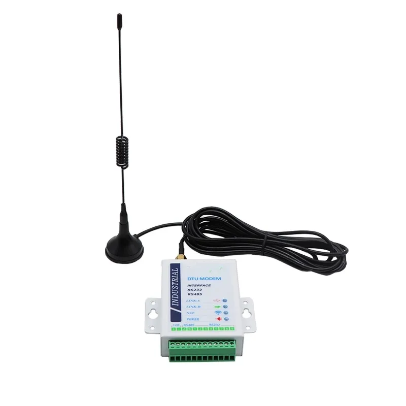 RS232 RS485 serial port to GPRS DTU wireless data transmission GSM module gateway server RTU radio