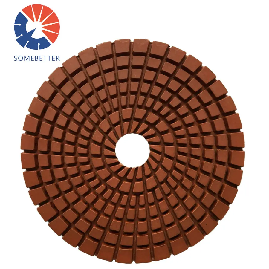 5 Inch Wet Dry Diamond Polishing Pads Sanding Disc Concrete Granite Glass Marble