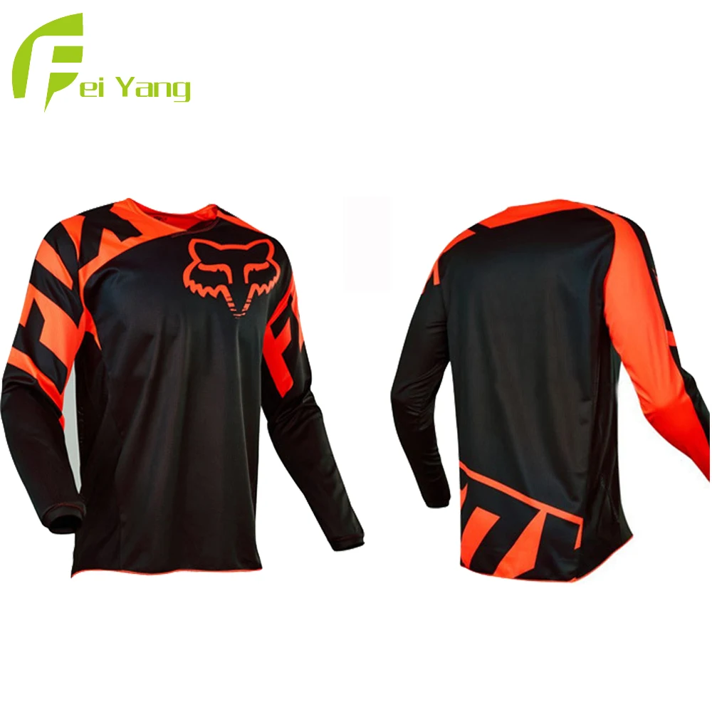 Summer breathable and quick dry waterproof racing clothing downhill mountain bike jersey