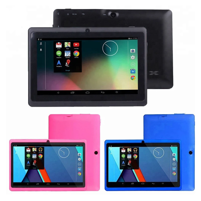 Лидер продаж Дешевые Детские Обучающие Таблетки Quad-core Full A33 HD 8G Android 4,4 Q88 7 дюймов планшетный ПК