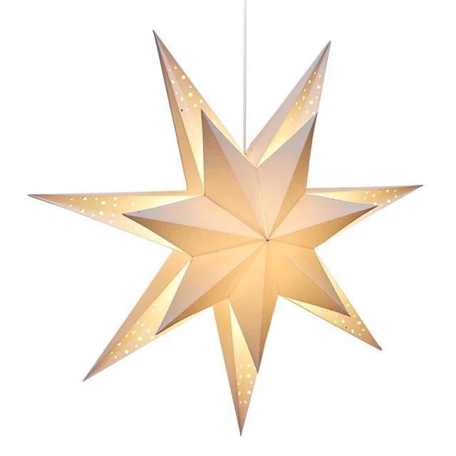 2019 new arrival 2 layer Paper Star Lantern Hanging Decorative Wedding supplies party supplier