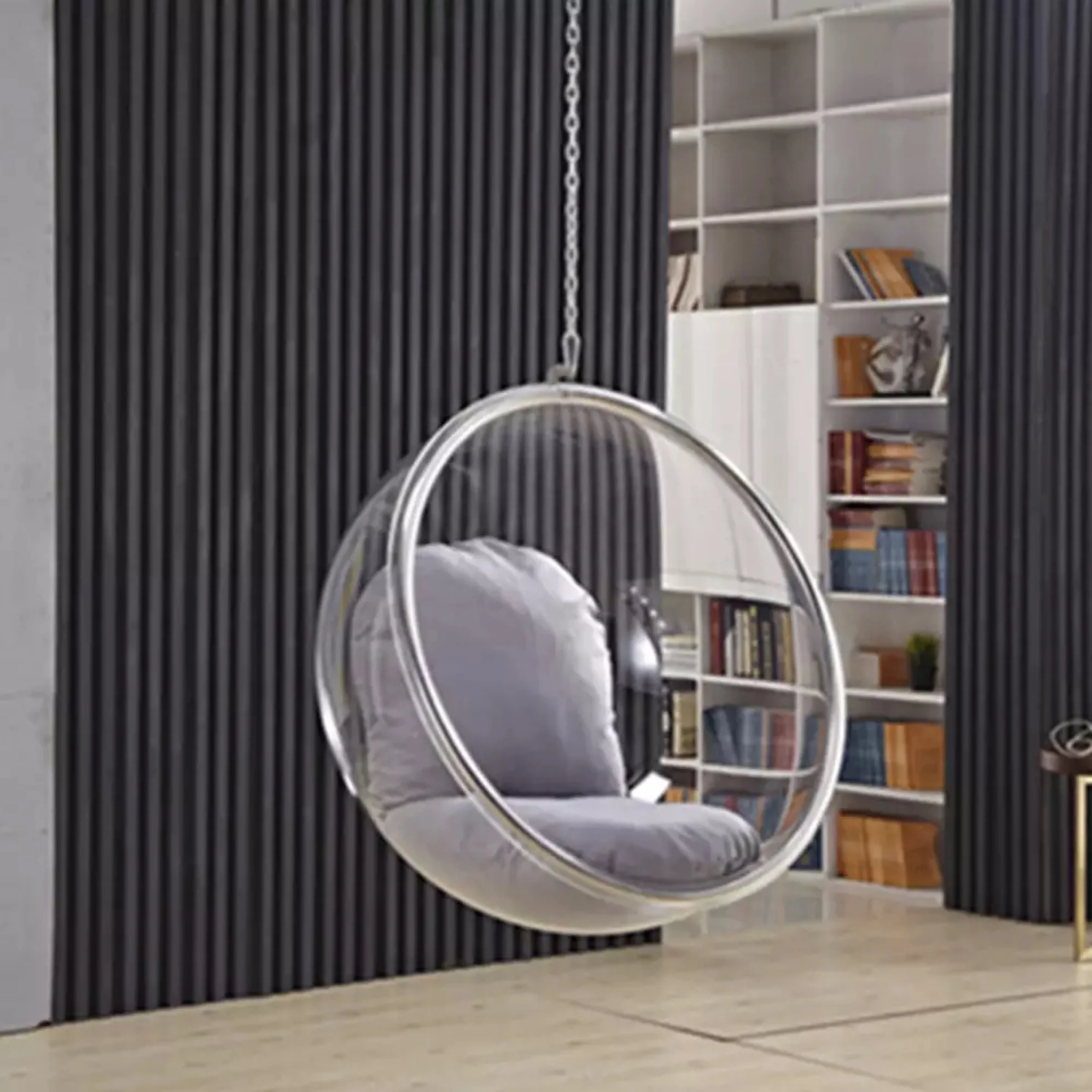 
Acrylic stainless steel swing chair long chain tree swing D204 