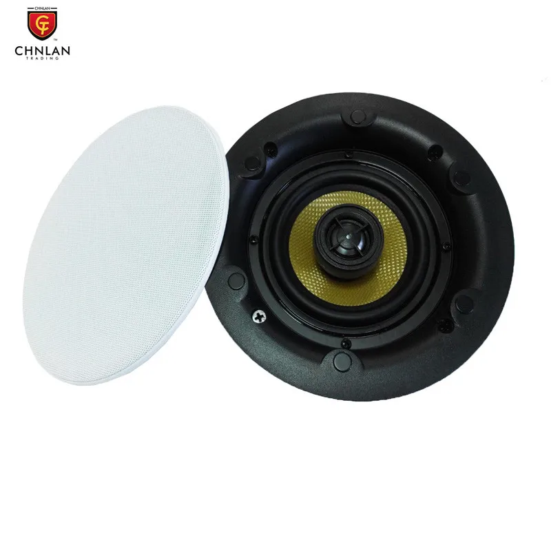 CS-44  8 ohm Coaxial HIFI Speaker System Edgeless  4 inch Ceiling Recessed Speakers for Home Theatre System