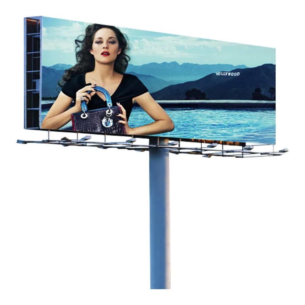 Outdoor advertising signs billboard double sided led display board