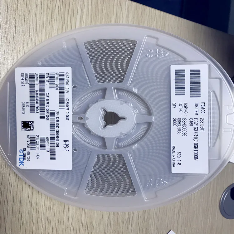 MLCC SMD 106 конденсатор, керамический, 10 мкФ, 16 В, TDK новые и оригинальные компоненты электроники C3216X7R1C106