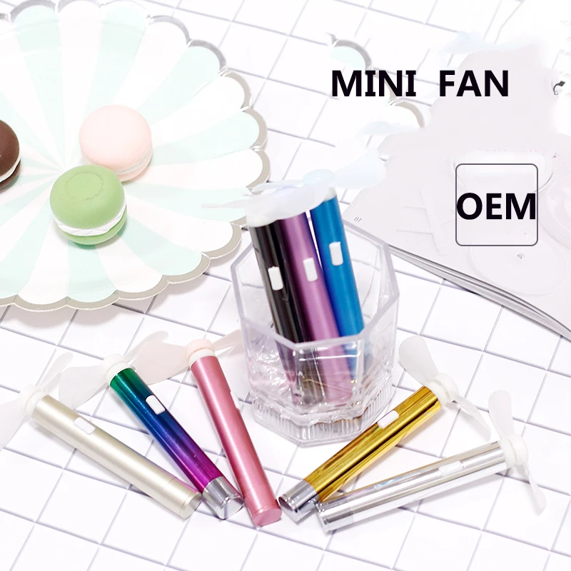 Electronic Product Metal Plastic Portable Mini Fan Pocket Mini Portable Handheld Mini Fan for Outdoor Use Decorations