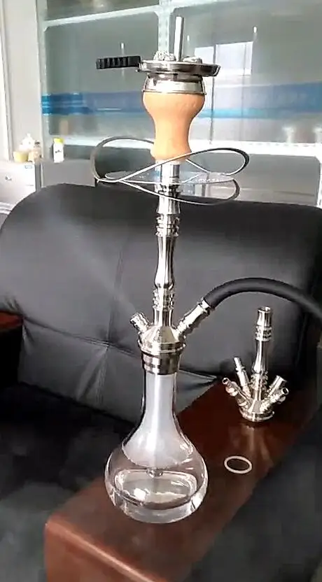 Shisha factory wholesale german stainless steel shisha hookah mig stainless steel hookah