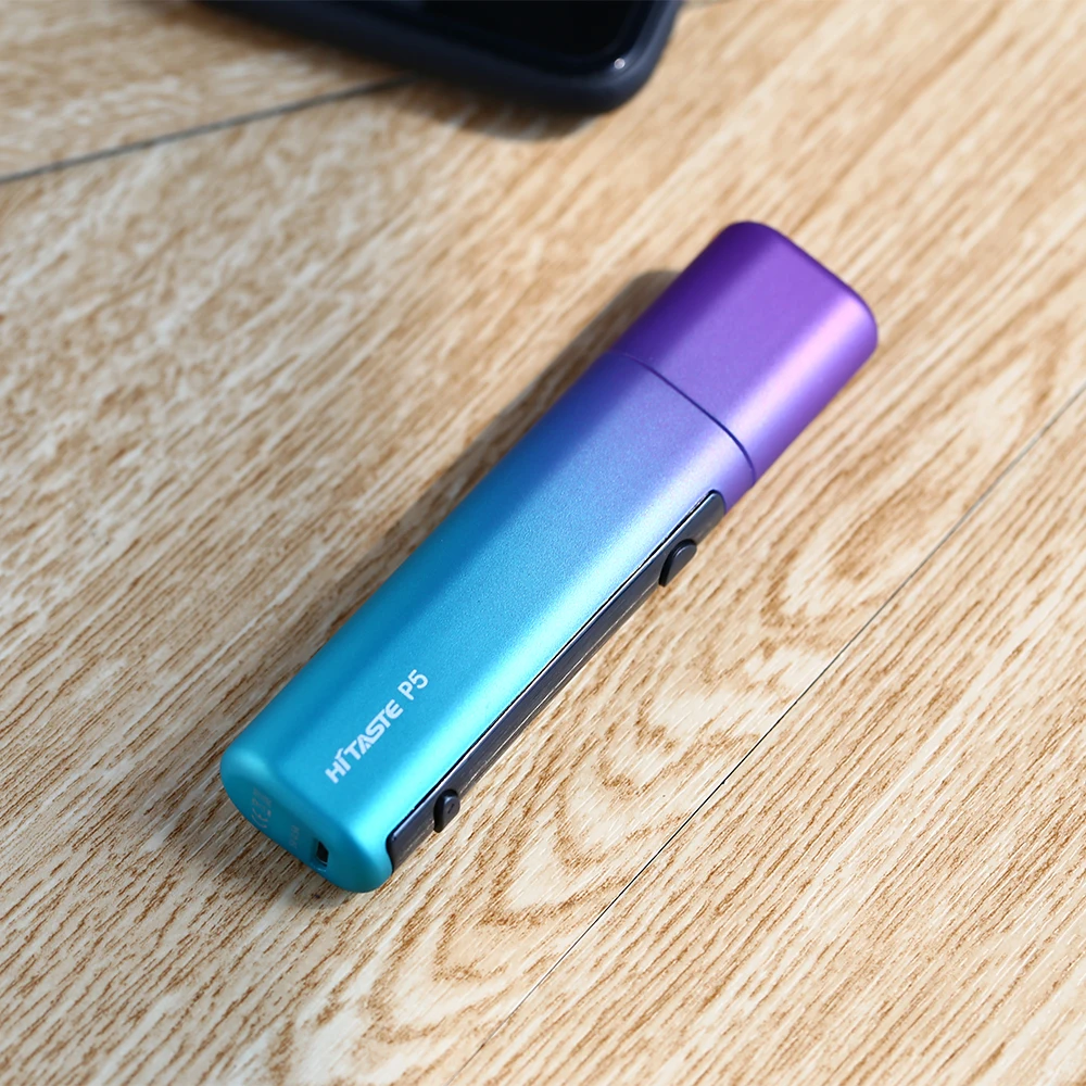 Hitaste P5 Tobacco Smoking Device Starter Kit Dry Burning Electronic Cigarette With Gift Box