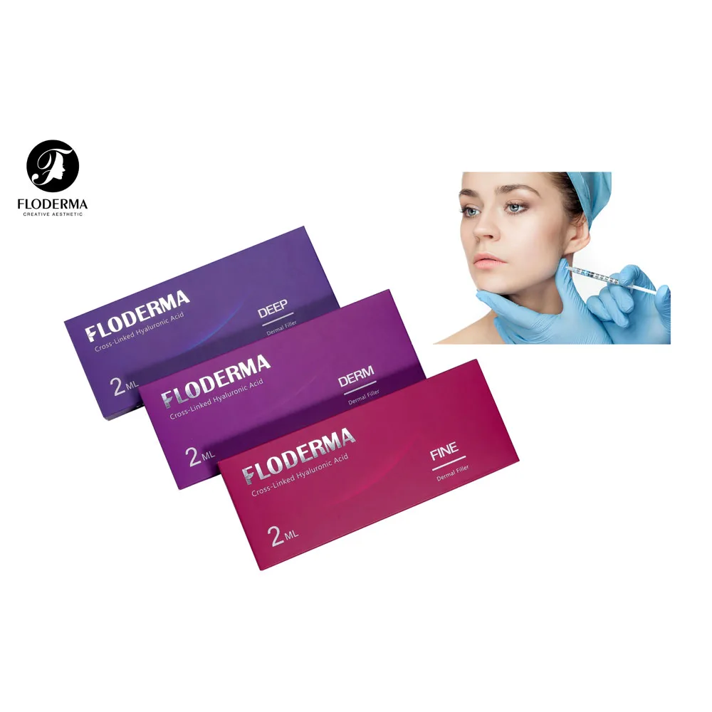  Глубокая 2 мл перекрестная Гиалуроновая кислота Floderma Deep для формирования