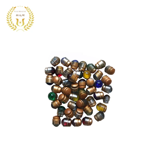 Brightness Reflective Cat Eye Glass Beads Reflector For Road Stud