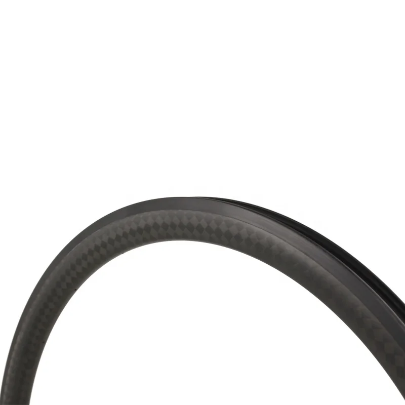 Super Light HRD-RX38D ERD 569mm Asymmetrical Rim Clincher 12K Matte 700c Road Bike Carbon Clincher 60mm Wheel Rim