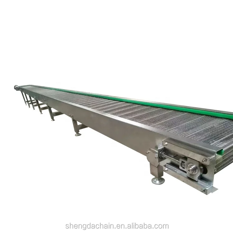 
Good Price Customized Stainless Steel Slat Band Chain Conveyor Dezhou City 
