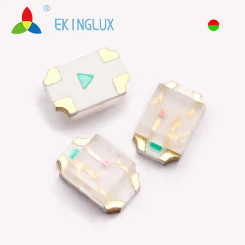 Ekinglux led diode smd 0805 smd red green yellow led 0805 bi-color smd led