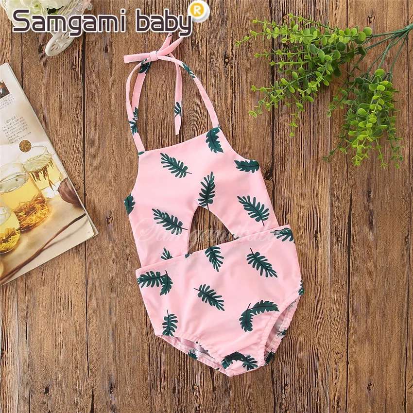 
Newborn Kids Baby Girls pink Bikini Swimwear Swimsuit Beachwear Bathing Suit 