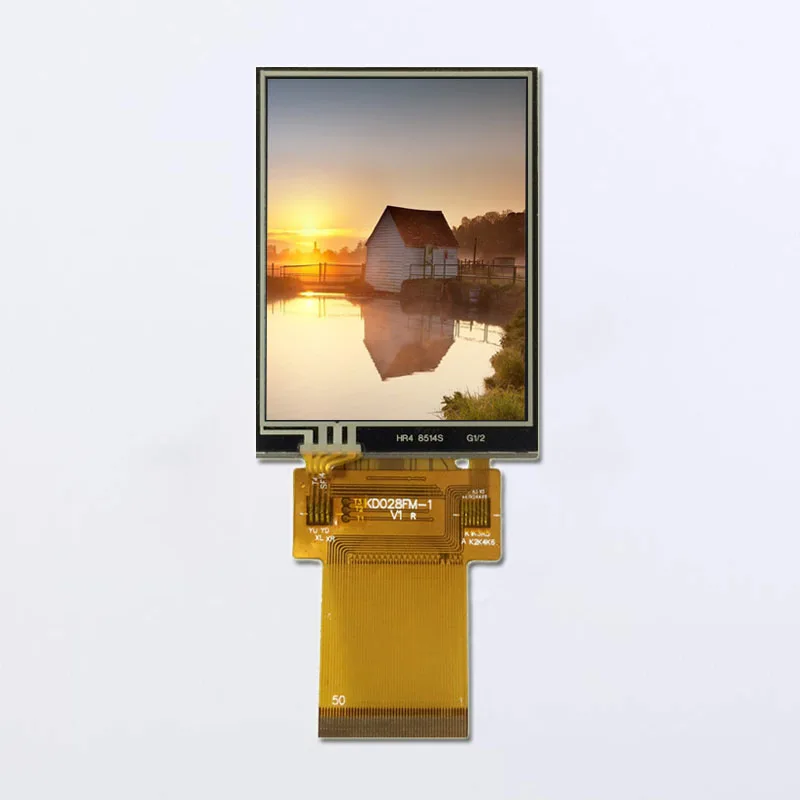  ЖК-модуль 2 8 дюйма 240x320 QVGA TFT интерфейс MCU/SPI/RGB с резистивной сенсорной панелью читаемый при солнечном