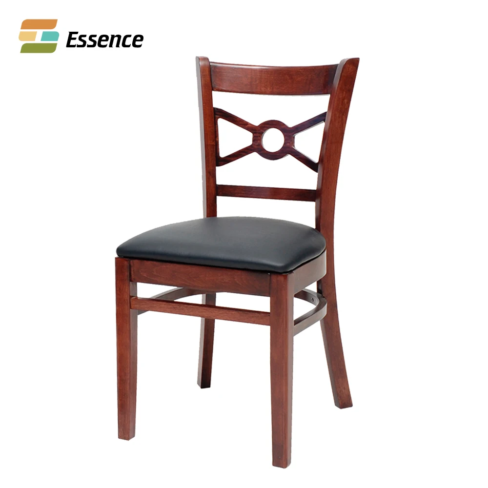 NC PU окрашены Ресторан Оборудования Wood кухонные стулья
