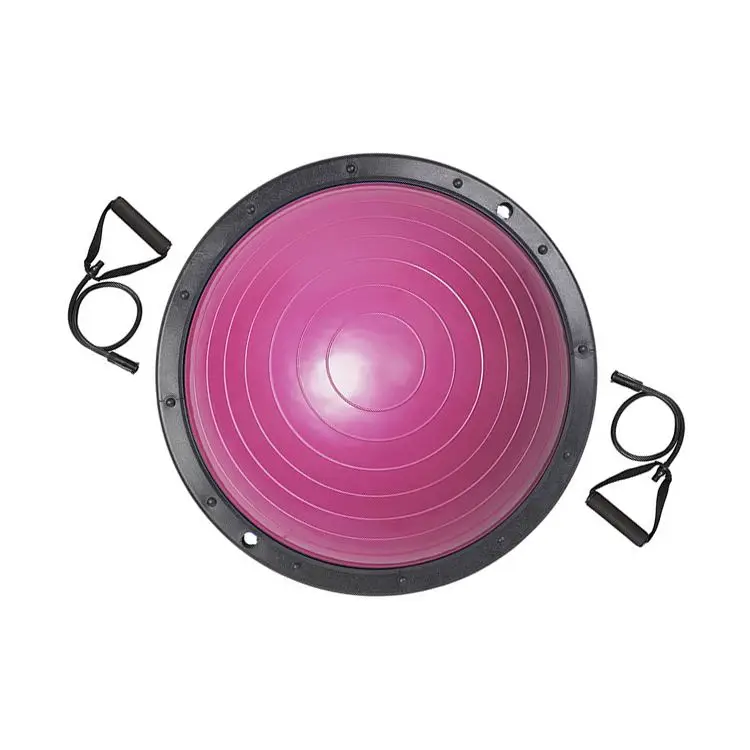 Hypoallergenic And Eco-Friendly Non-Latex Pvc Construction Yoga Half Ball For Home Gym