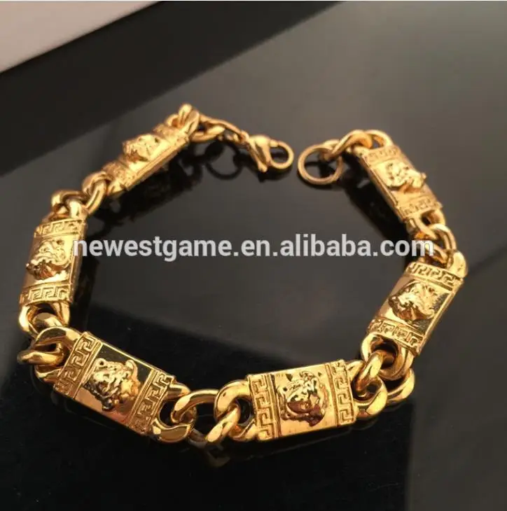 
Top Quality club head Pendant Necklaces For Men 2017 Hot Hiphop Jewelry Gold Plated Luxury Accessories bracelet 