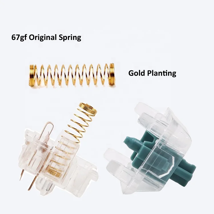 
Best Tactile Mechanical Keyboard Blue Switches Customized 67g Accurate typing Gaming keyboard Switch 