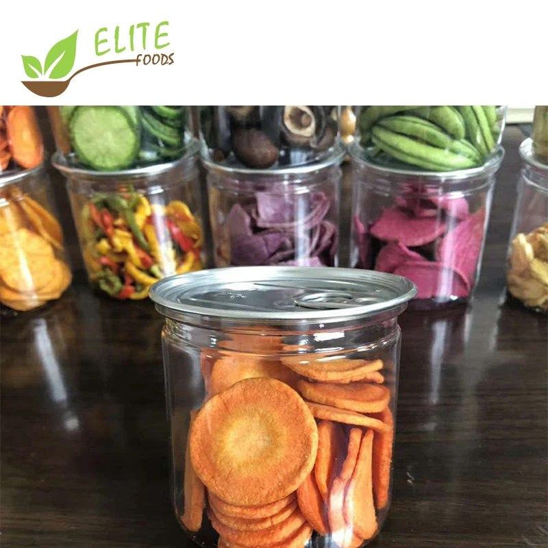 
Hot sale Vacuum Fried Okra Chips baked VF vegetable chips healthy snacks 