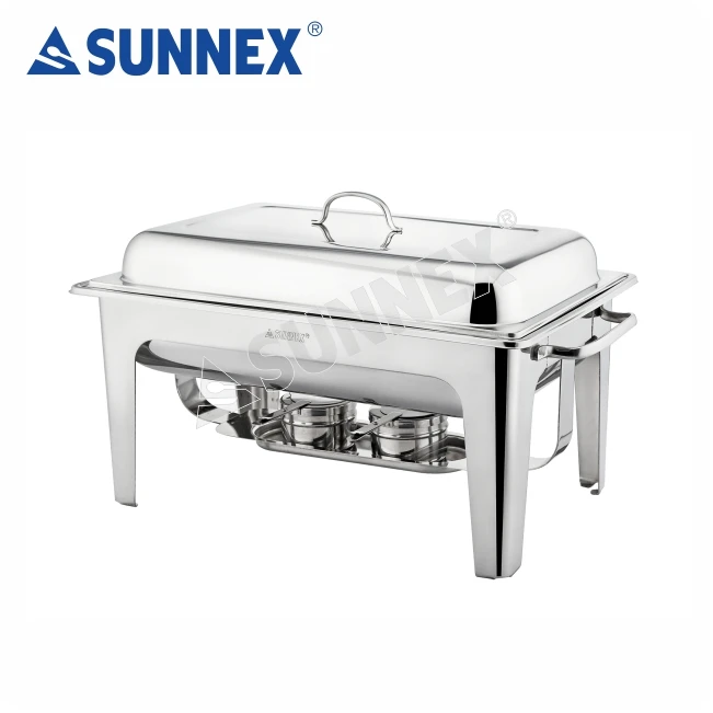 Sunnex Hotel Restaurant Supplies Gastronorm Pans Buffet Server Warming Tray Party Food Warmer Catering Equipment