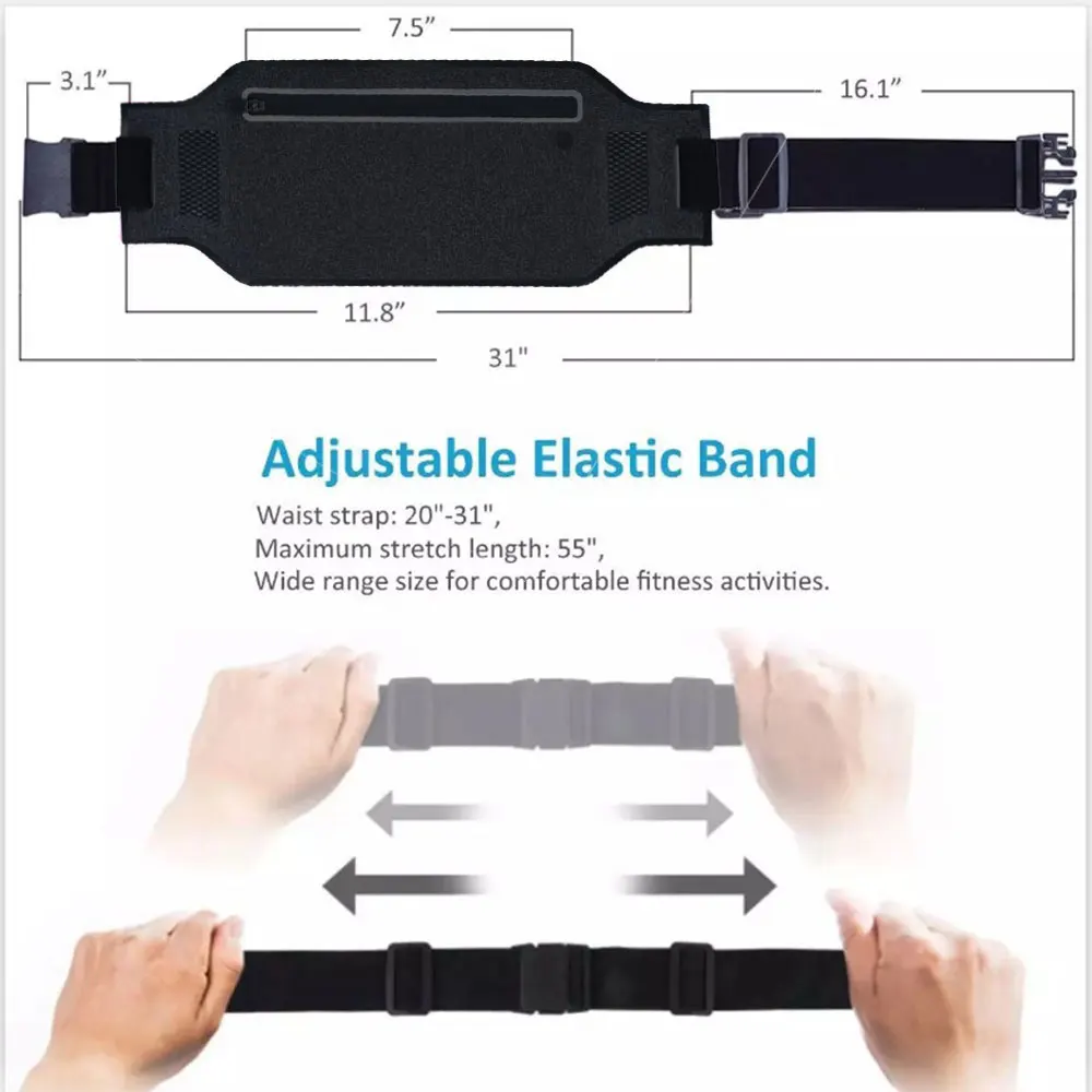 Free Shipping Sport Pakages Ample Storage Space Pack Mobile phone Waist Belt