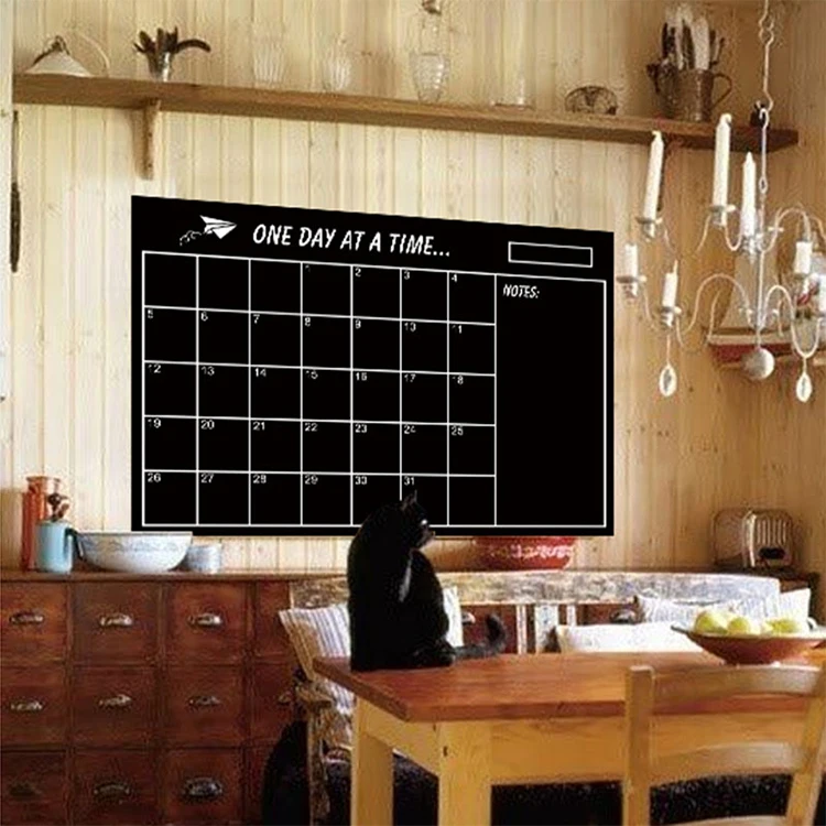Главная офисная Доска стикер Большой Доска Для Вытирания насухо месяц магнитные DIY календарь Наклейки на стены