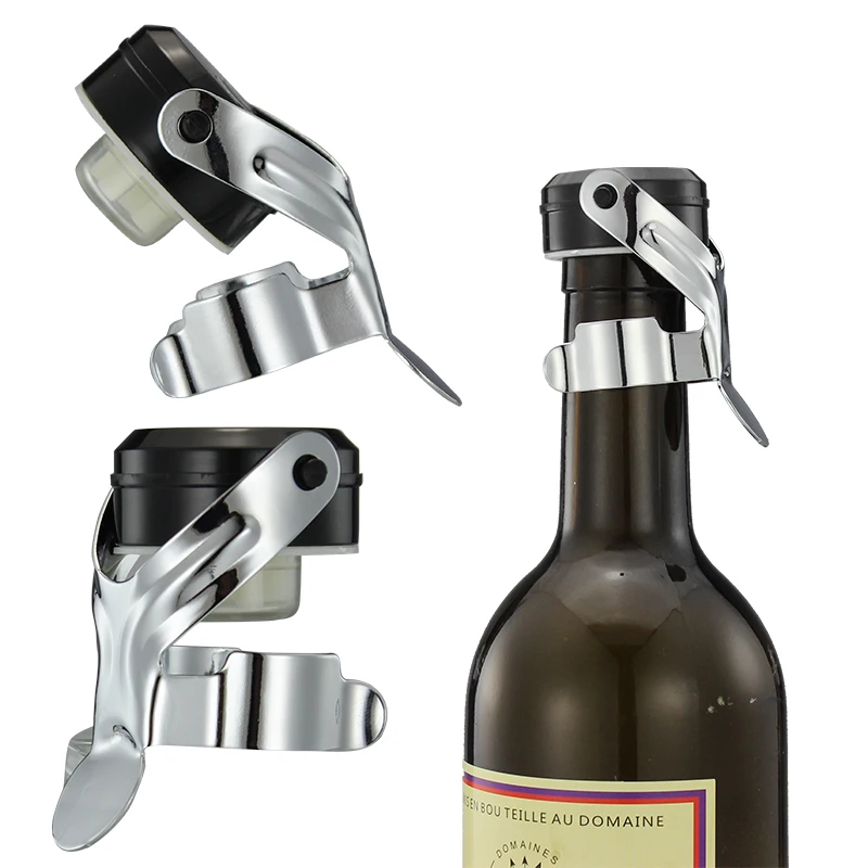 Wholesale cheap promotional stainless steel Sparkling wine stopper
