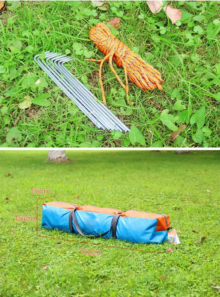 
Camping Waterproof Tent 3-4 Person Fully Automatic Double Layer Outdoor Tent 