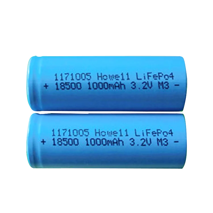 IFR18650 3.2V 1000mAh LiFePO4 battery with CE BIS certificates