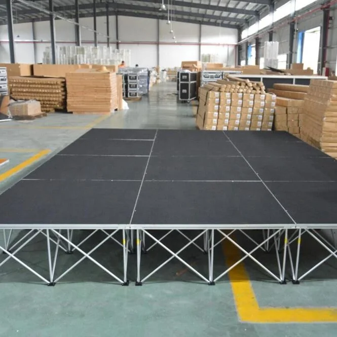20ft x 20ft Outdoor Folding Stage Platforms and Risers