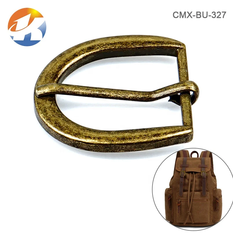 Factory Cheap Antique Brass Nickel-free Alloy Belt Buckle with Pin for Belts and Bags