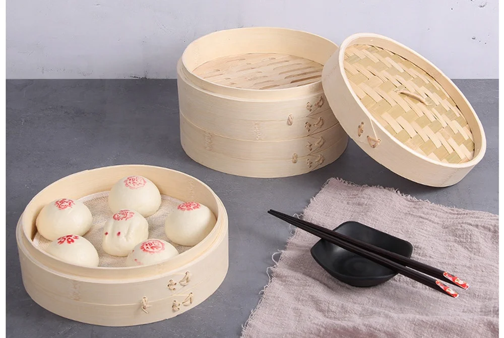 bamboo vegetable steamer basket, commercial rice steamers set wholesale