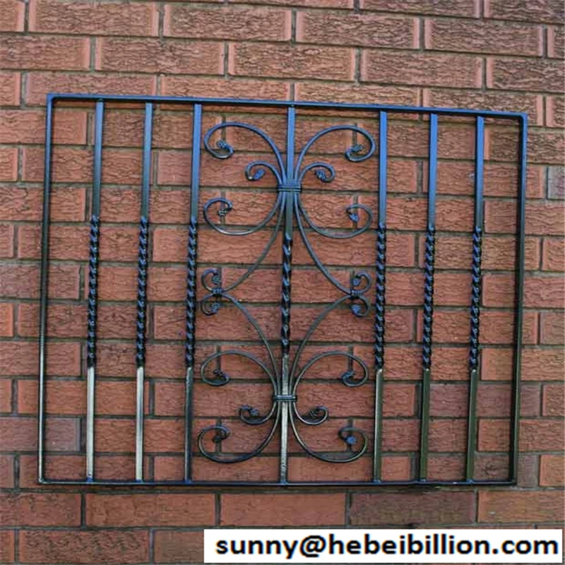 decorative wrought iron windows