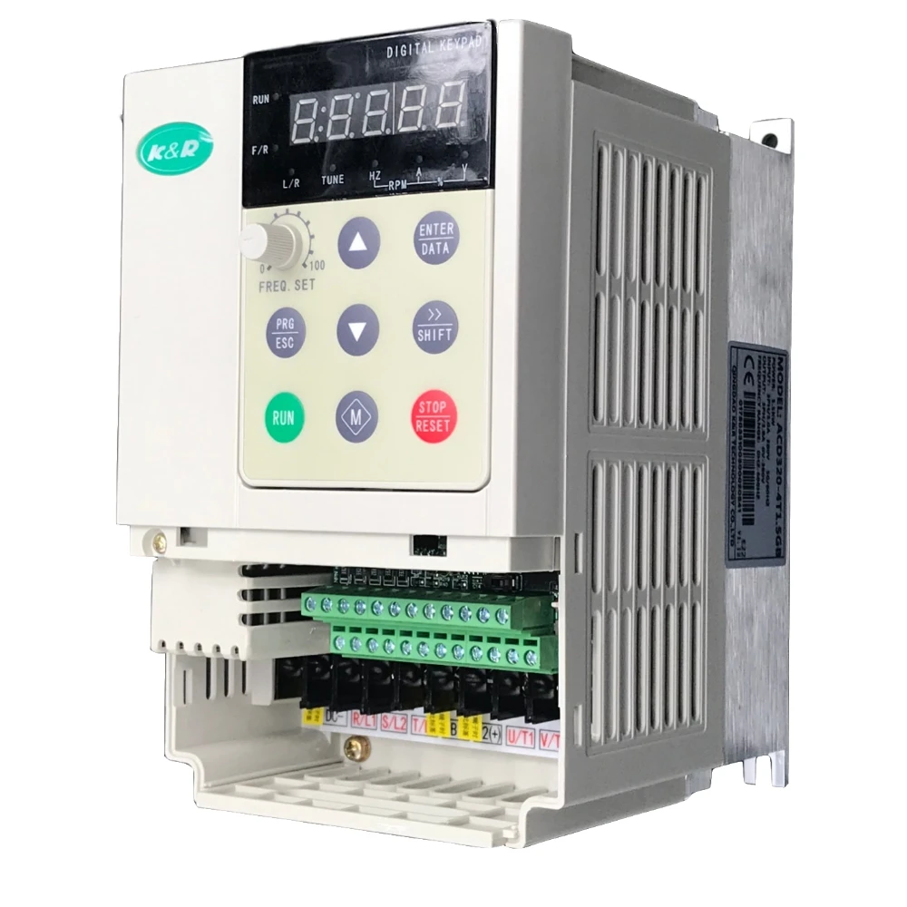 3HP/2.2KW 220V Single phase input variable frequency inverter for ac motor speed control