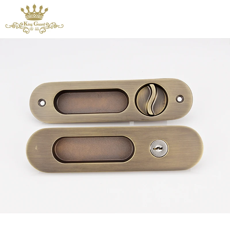 Manufacture China Cheap Durable Wooden Door Lock Sliding Door Lock with Key