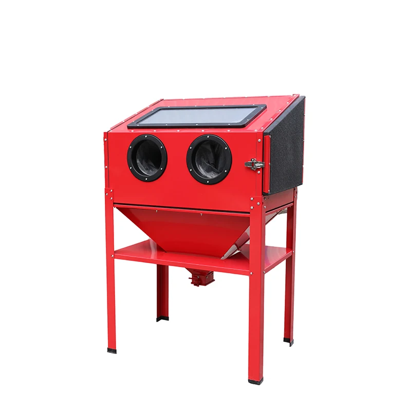 200lHigh Quality Vertical Sandblast Cabinet with low price Industrial Cabinet sandblaster