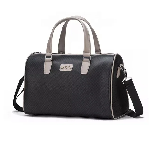 2019 Fashion Custom Men Leather Travel Holdall Duffle Bag