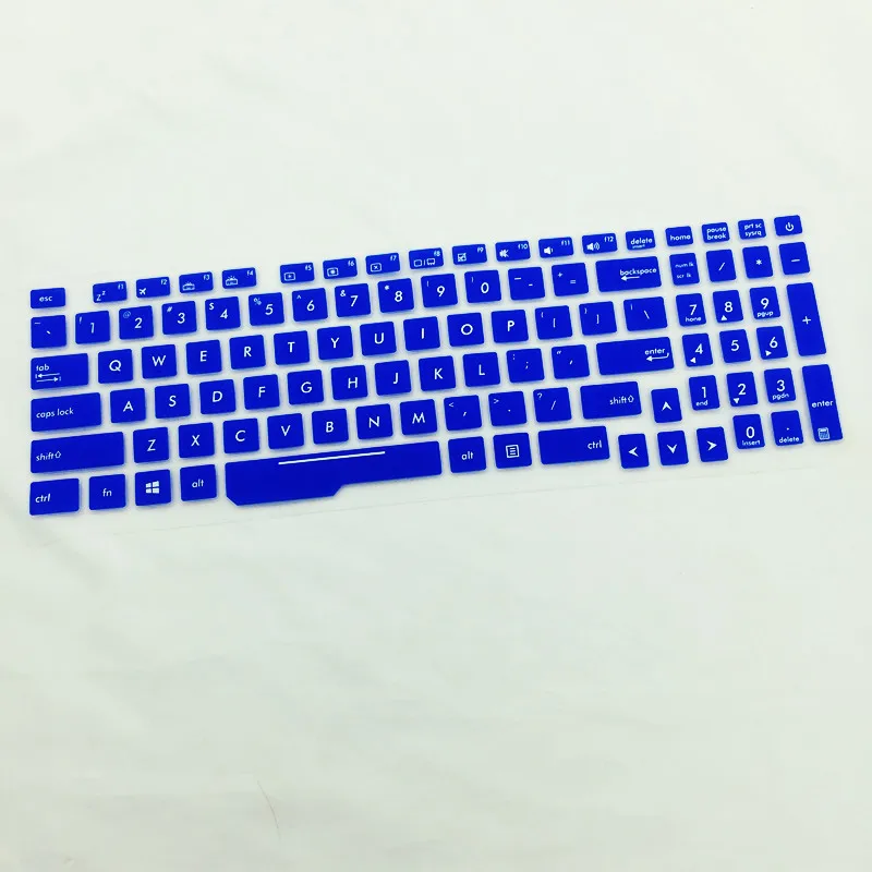 Пылезащитный Водонепроницаемый силиконовый чехол для клавиатуры для Asus FX53 ZX53 FZ53 GL553 FX73, чехол для клавиатуры ноутбука Asus 15 дюймов