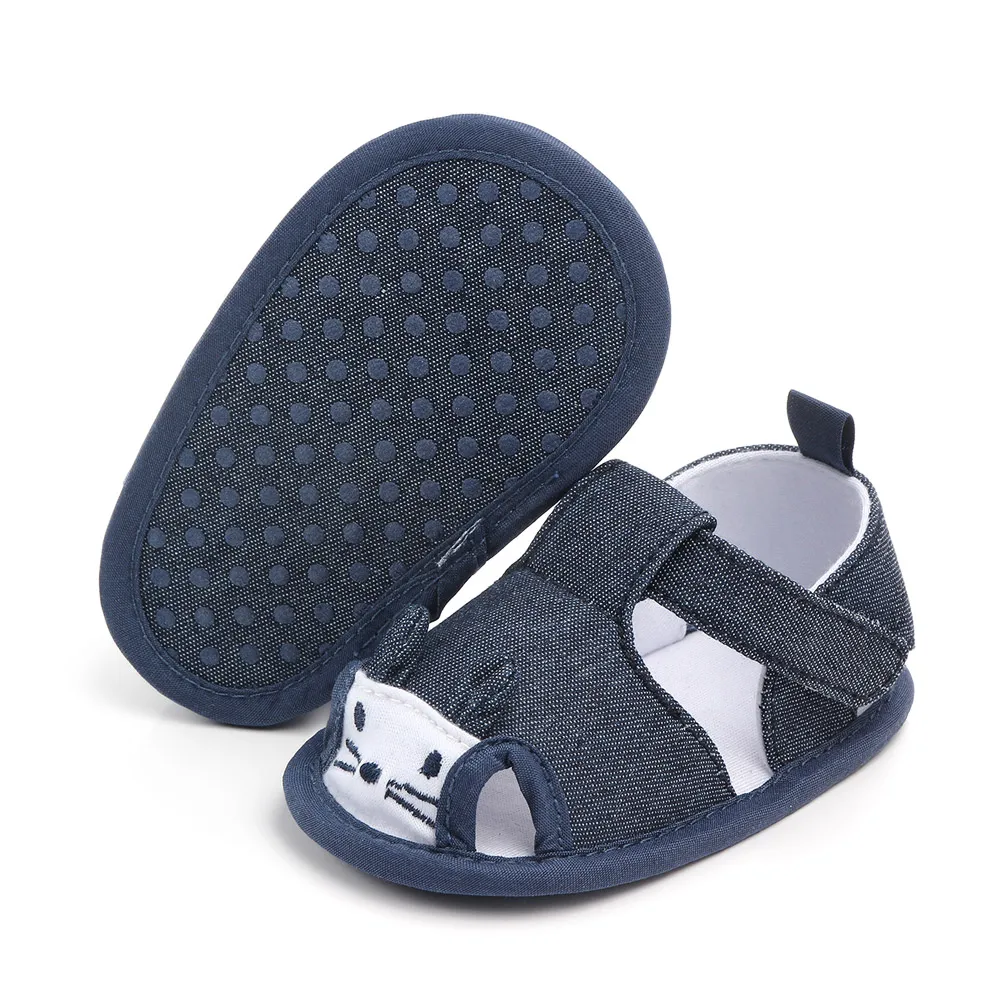 New design soft sole cute cartoon baby shoes