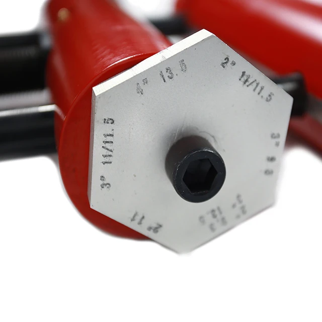 Portable manual poly and gas pe pipe squeeze off tool