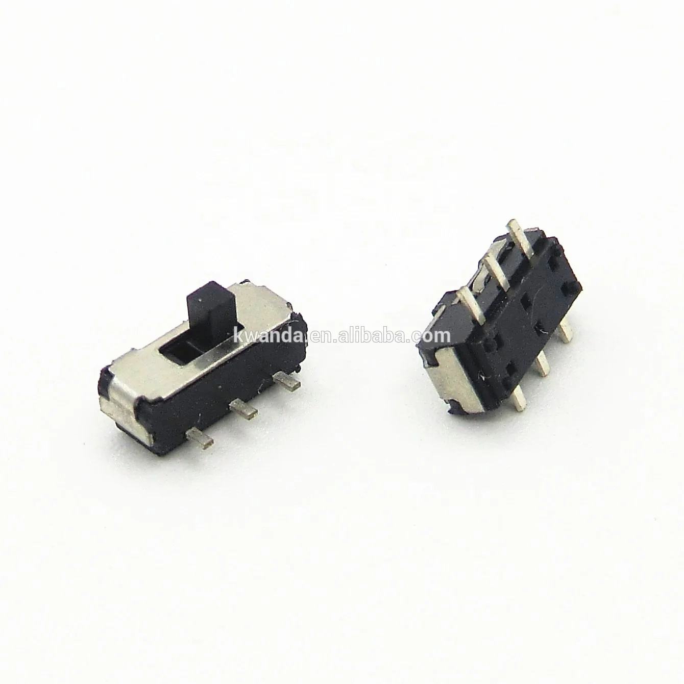 2p2t 6V Smd Smt 2 Position 6 Pin Mini Small Right Angle Smt Type Micro Sliding Switch