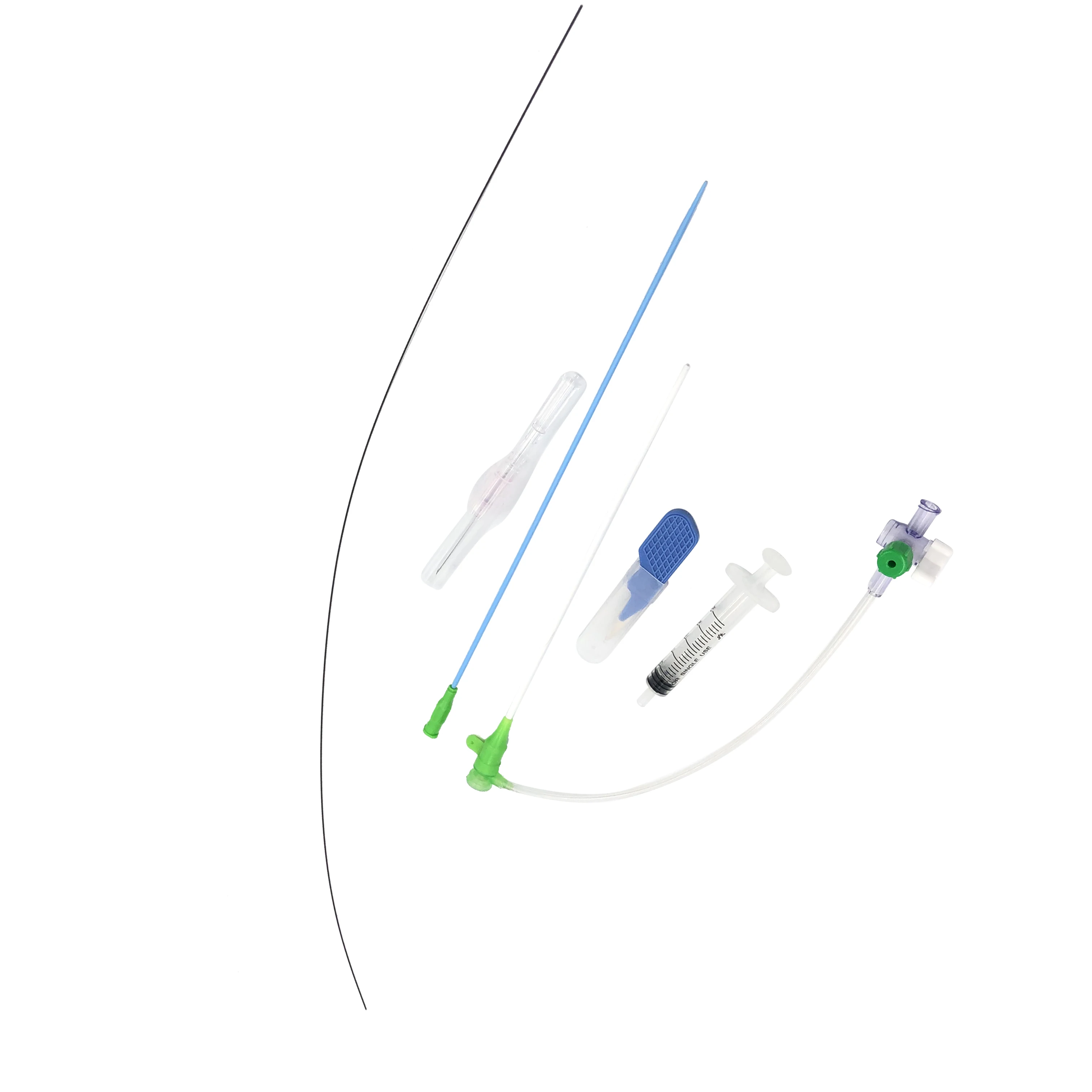 Transradial Hospital radial catheter introducer sheath set