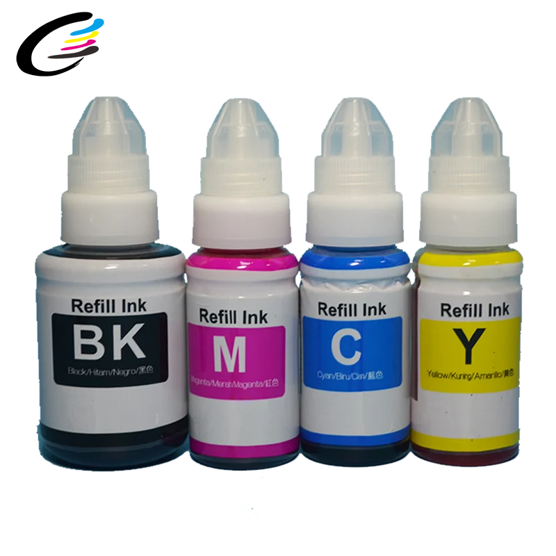 FCOLOR GI-290 New Dye Ink Refill Kit for Canon PIXMA G1200 G2200 G3200 Printer 100ml & 500ml Volumes