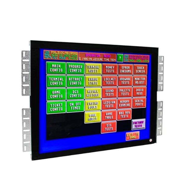 17 15 inch POG game touch screen monitor game monitor for video game cabinet
