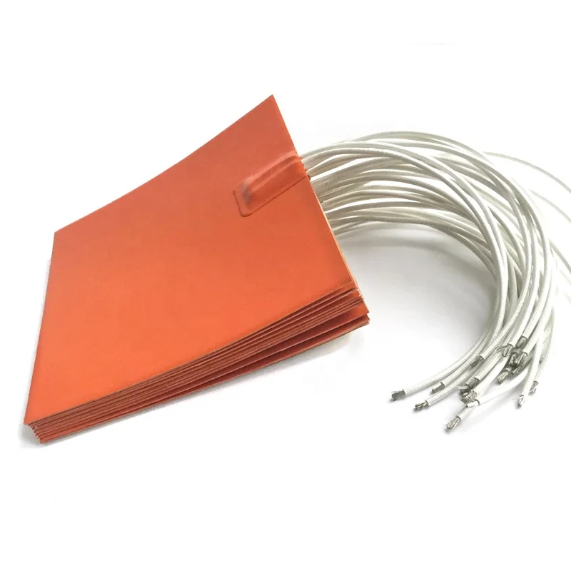 500x500 нагревательный стол для 3d принтера 1,5 мм силиконовый резиновый нагреватель