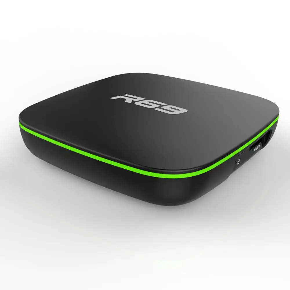 2019 cheapest tv box 1gb 8gb android 7.1 Allwinner H3 android tv box  R69 with factory price